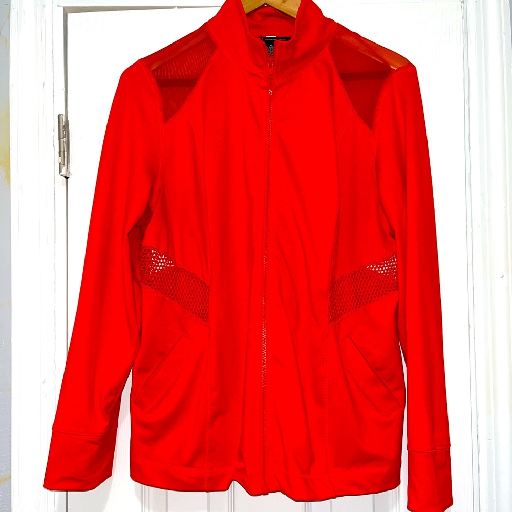 INC athletic zip up jacket